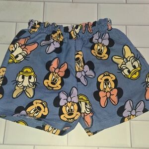Disney Character Print Shorts. Size 4t